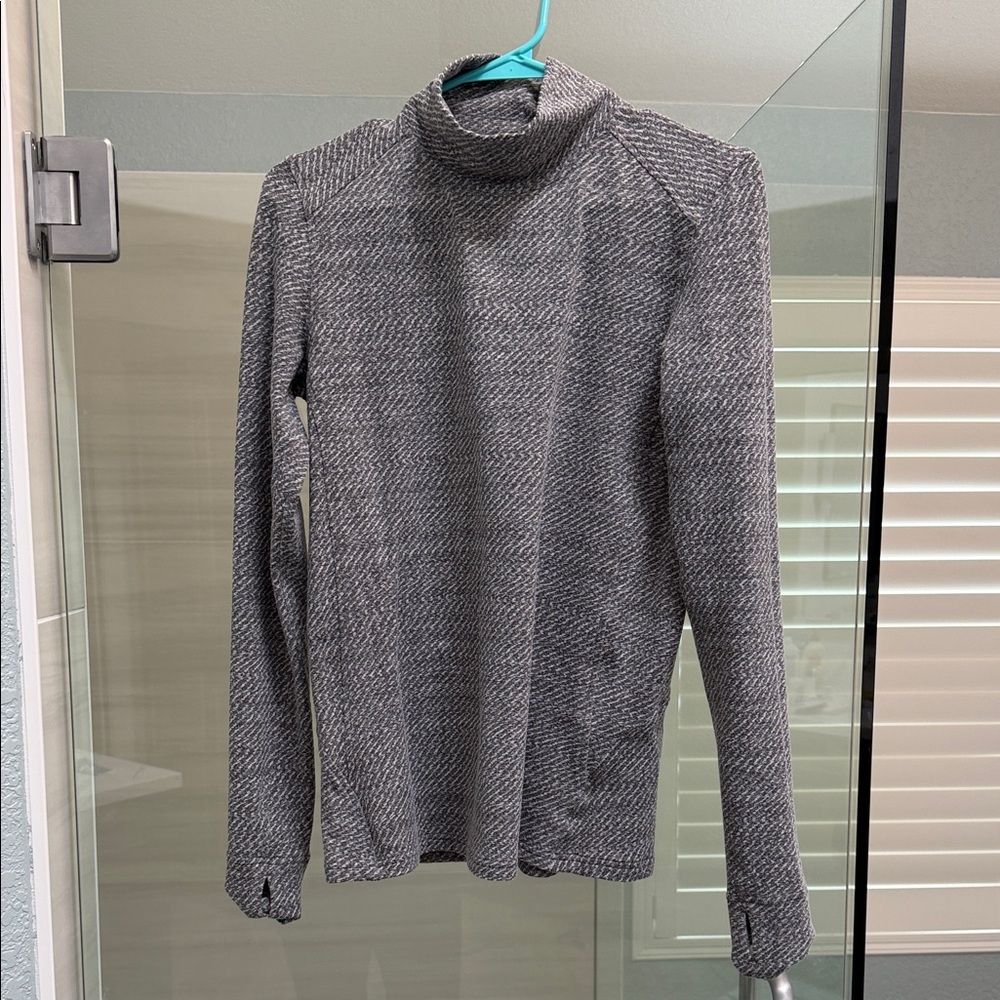 Lululemon Ready To Rulu Turtleneck In Running Luon Spray Jacquard size 8
